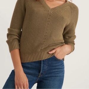 Marine Layer Olive Green Sweater